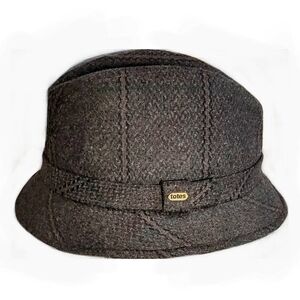 Vintage 70s Totes Blended Wool Fedora Sz XL